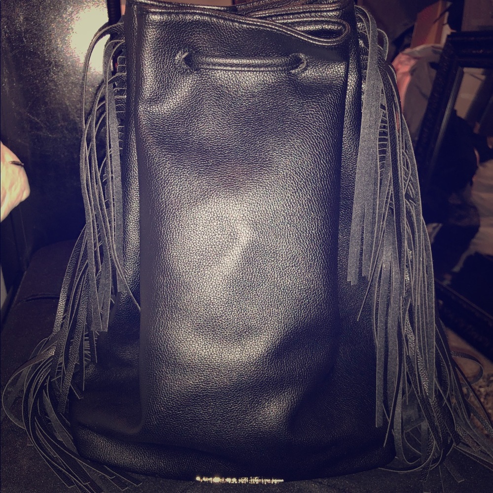 Victoria’s Secret Fringe Backpack Bag Tote